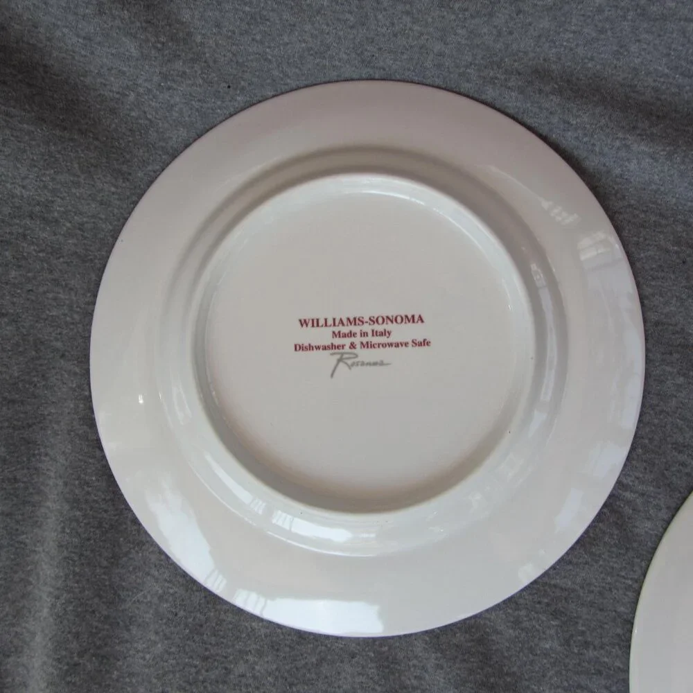 Williams Sonoma Rosanna Italy fruit plates set of 6 (W3262)